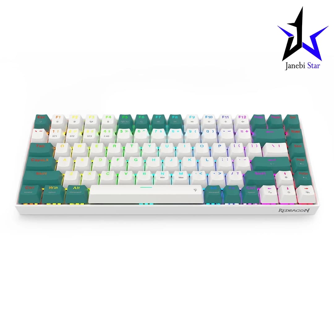 کیبورد بی سیم مکانیکال گیمینگ ردراگون مدل K678 WG Pro — تصویر ۱۱
