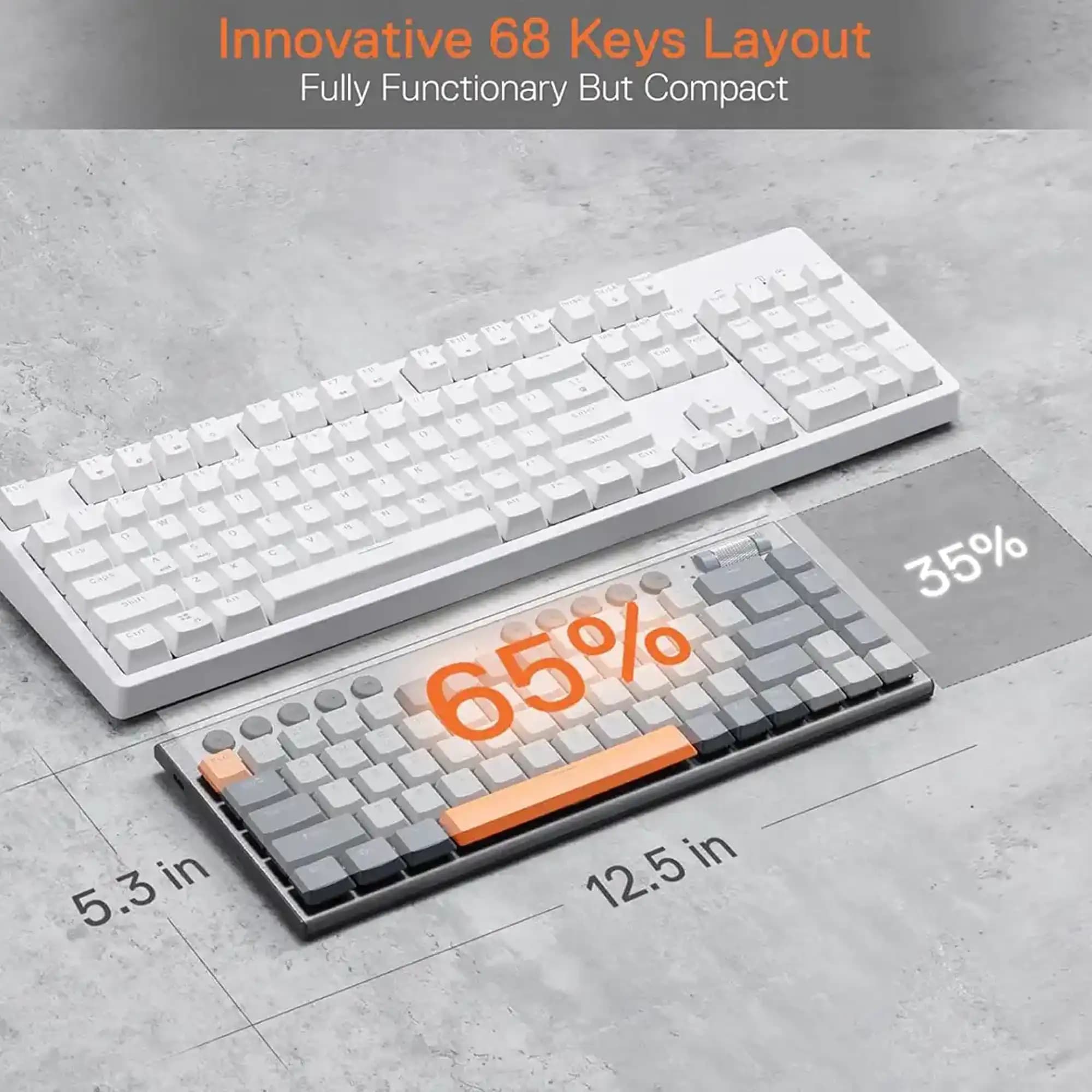 کیبورد بی سیم مکانیکال گیمینگ ردراگون مدل HORUS K609 GG Pro — تصویر ۱۲