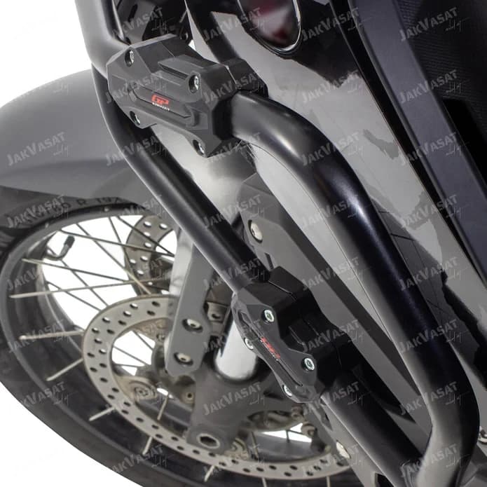 محافظ گارد موتور مشکی GP 8cm 2025 / ساخت ترکیه اصل کد 200612
