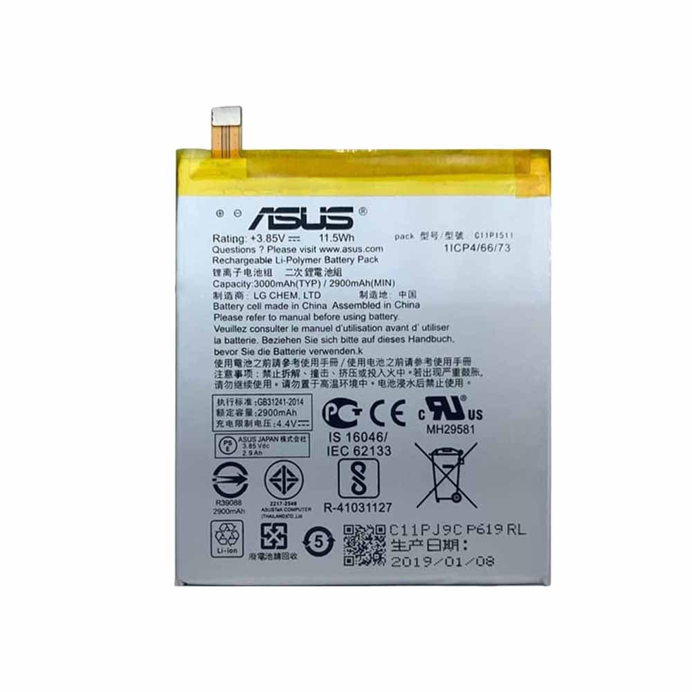 باتری اصلی گوشی زنفون 3 ایسوس Asus Zenfone 3 ZE552KL — تصویر ۲