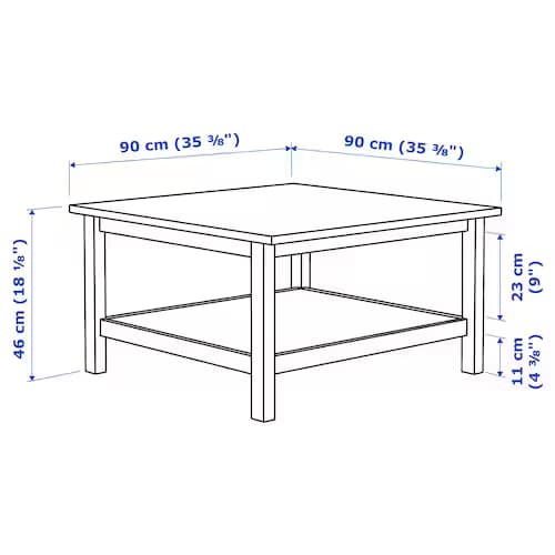 میز جلو مبلی ایکیا مدل HEMNES — تصویر ۴