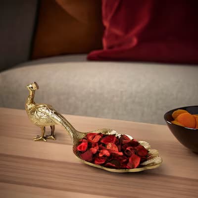 دکوراسیون طرح طاووس ایکیا رنگ برنجی مدل AROMATISK — تصویر ۳