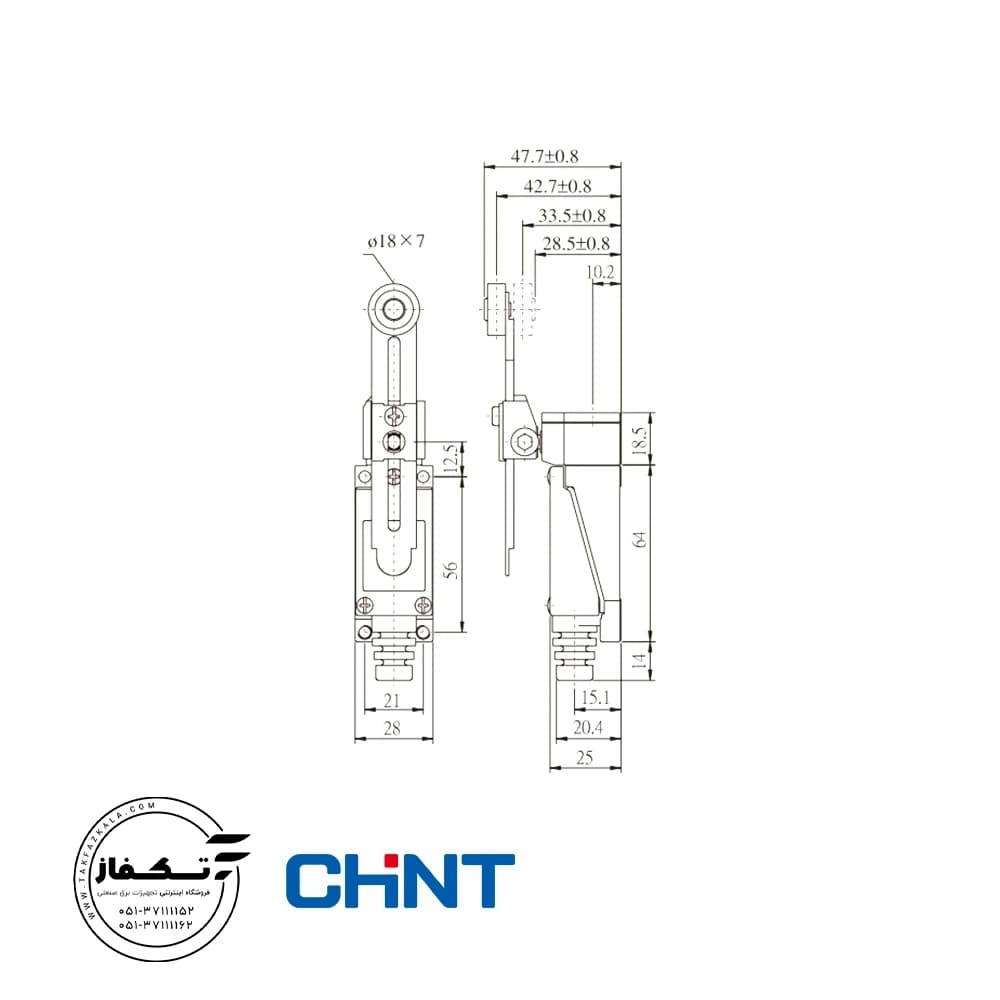 لیمیت سوئیچ 8108 چینت — تصویر ۳