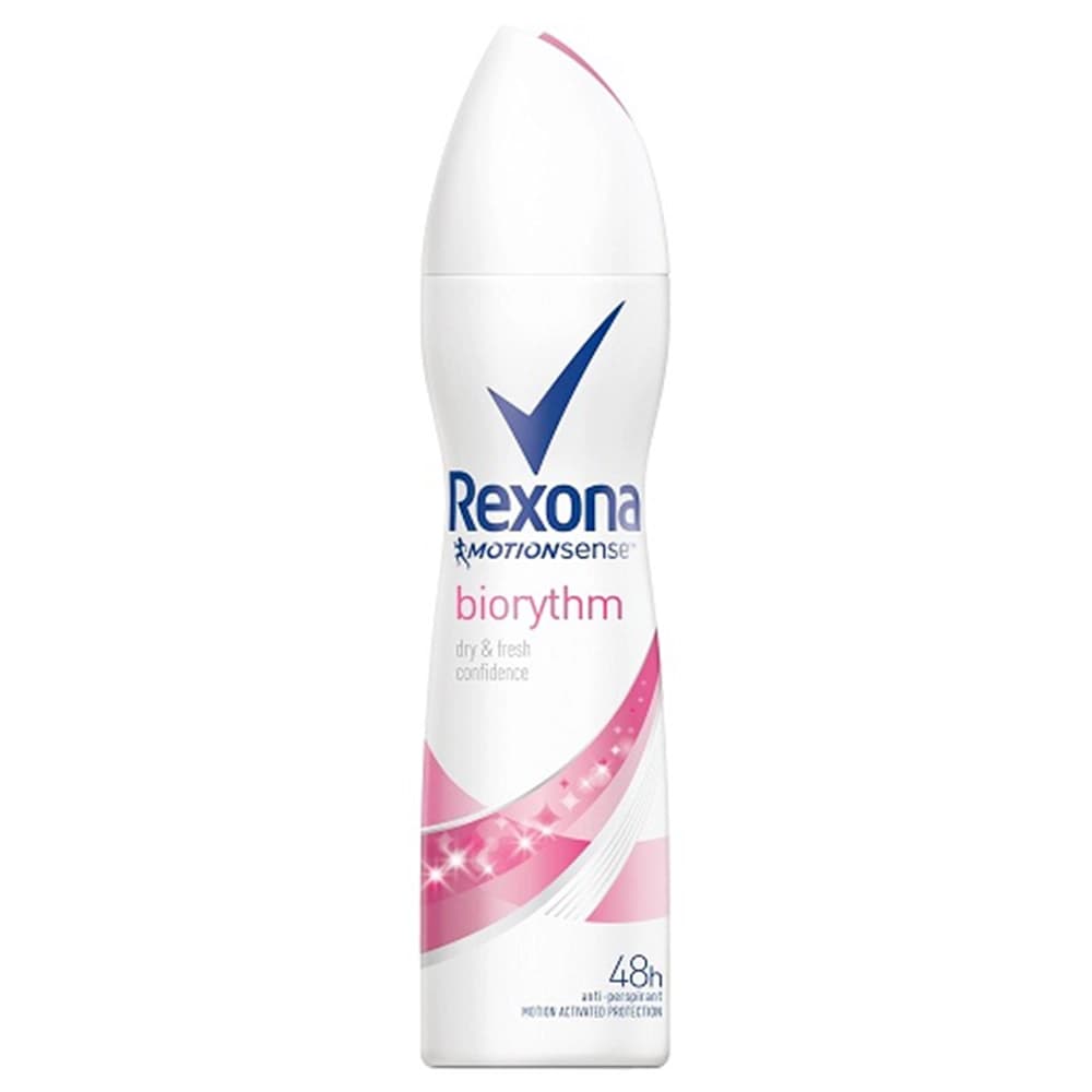 اسپری دئودورانت زنانه رکسونا Rexona مدل Biorythm حجم 200 میل