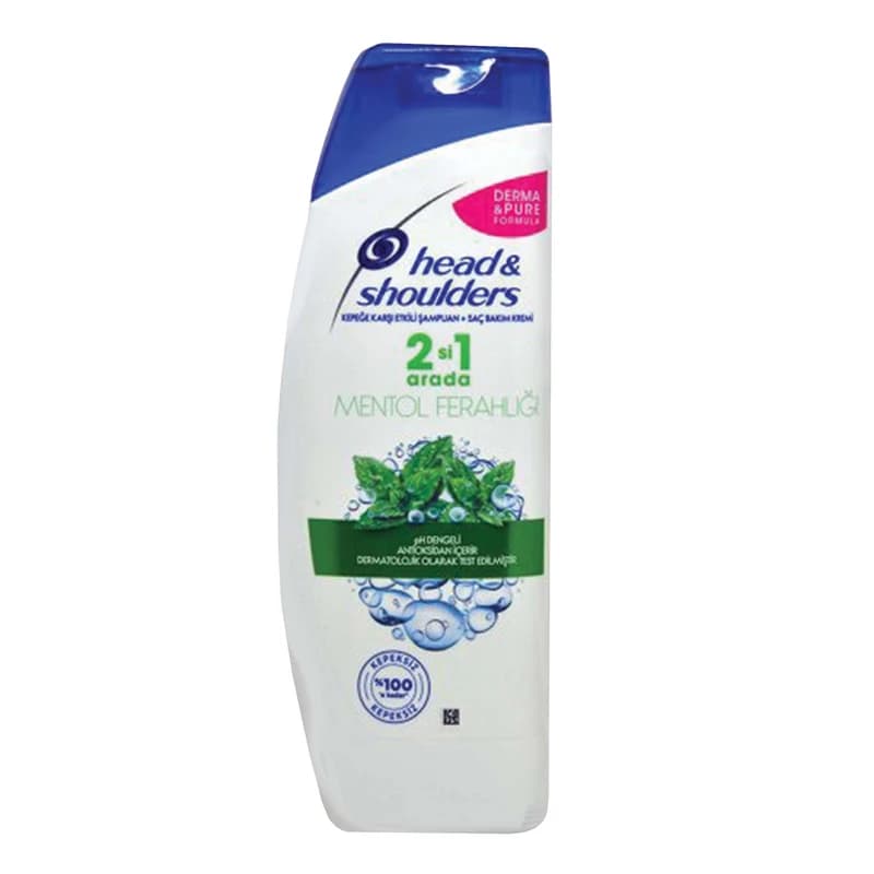 شامپو ضد شوره خنک‌کننده هد اند شولدرز Head & Shoulders مدل Menthol حجم 350 میل