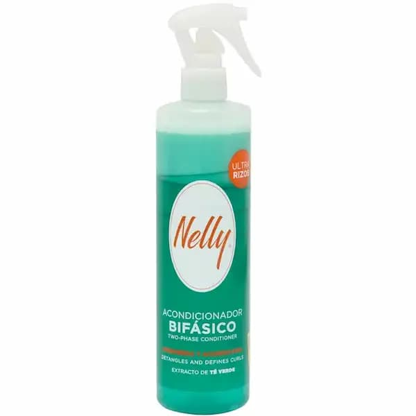 اسپری مو دوفاز حجم دهنده نلی Nelly مدل نرم کننده 400ml
