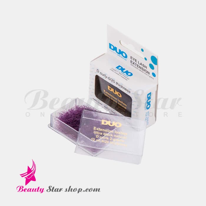 مژه مصنوعی کلاسیک بنفش دوو سایز 10 میلیمتر