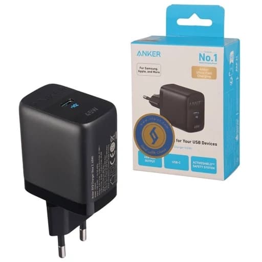 شارژر دیواری 45 وات انکر A2643 PD 3A