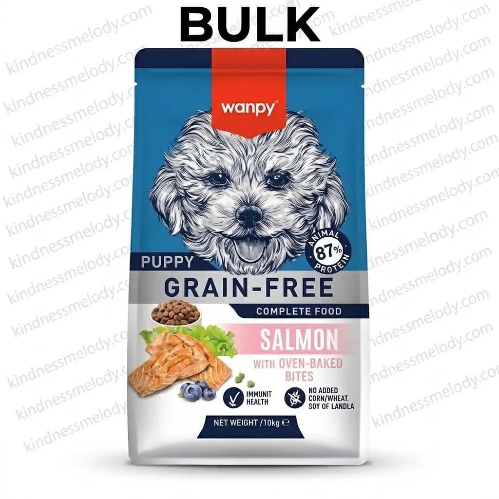 غذای خشک توله سگ ونپی طعم سالمون Wanpy Puppy Food Salmon (فله ای)