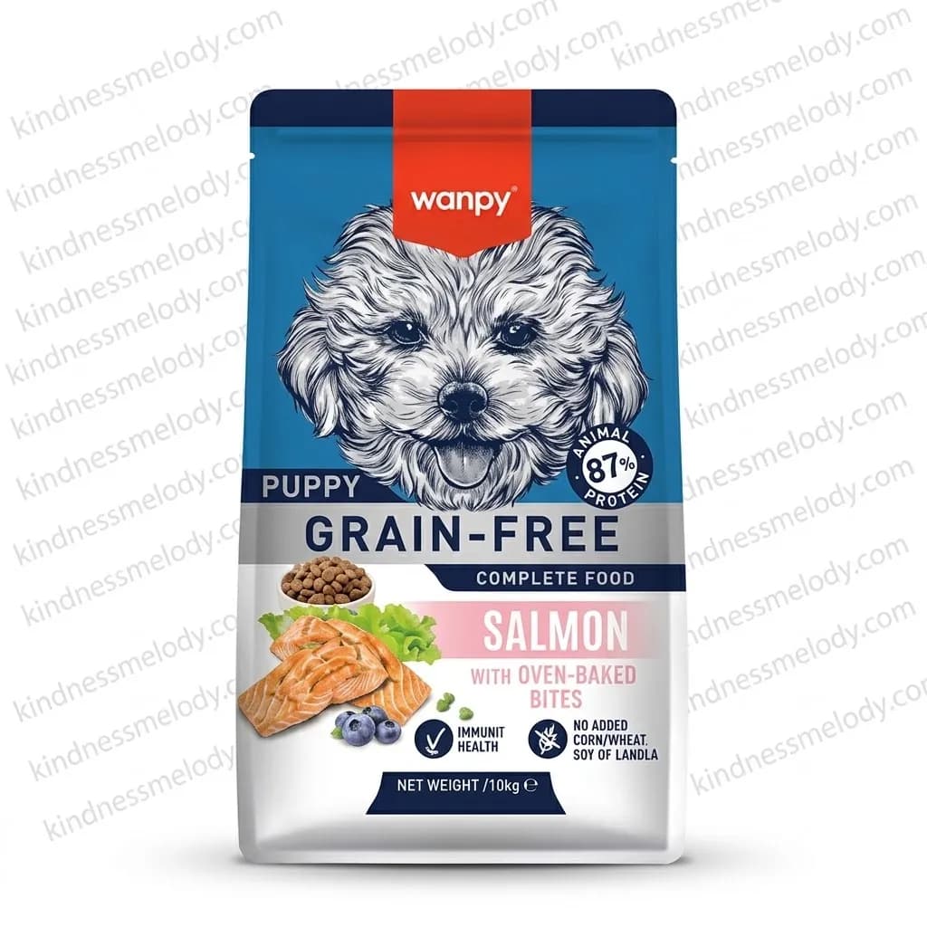 غذای خشک توله سگ ونپی طعم سالمون Wanpy Puppy Salmon 12 کیلوگرم