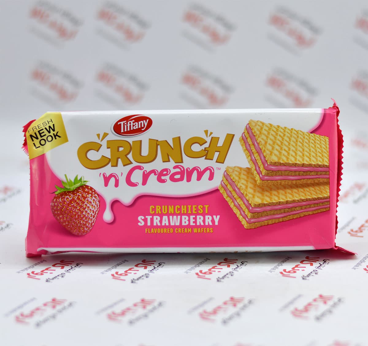 ویفر توت فرنگی تیفانی Tiffanyمدل Strawberry(65gr)