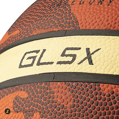 توپ بسکتبال طرح مولتن GL5X سایز 5 | نارنجی/زرد — تصویر ۷