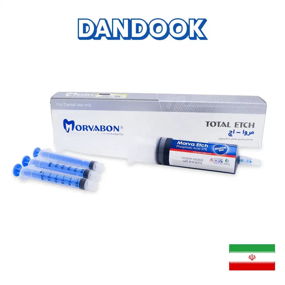 ژل اسید اچ فسفریک سرنگی مروابن Etching Gel 37%