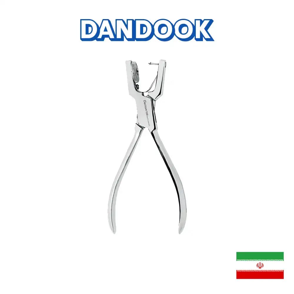 فورسپس پانچ رابردم فتاح طب Rubber Dam Punch Forceps