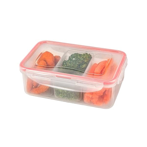ظرف فریزری مستطیل 3 خانه لیمون 7743