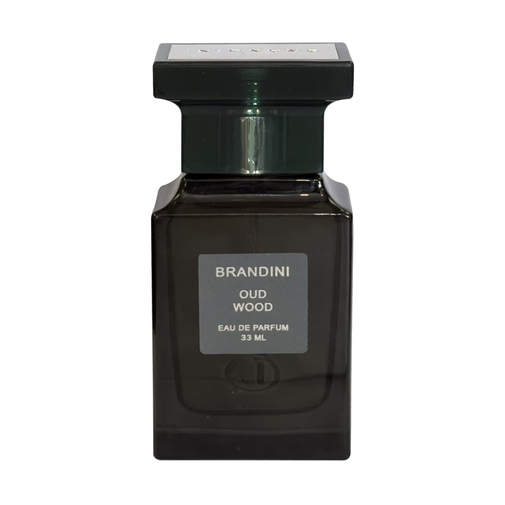 عطر جیبی زنانه و مردانه برندینی مدل Oud Wood حجم 33 میلی لیتر — تصویر ۲