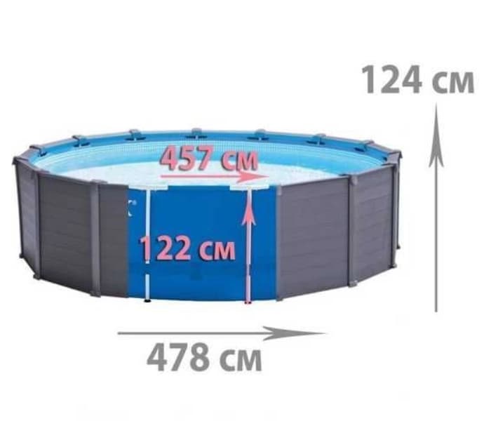 استخر پیش ساخته بزرگ فایبرگلاس 4.78 متری — تصویر ۲