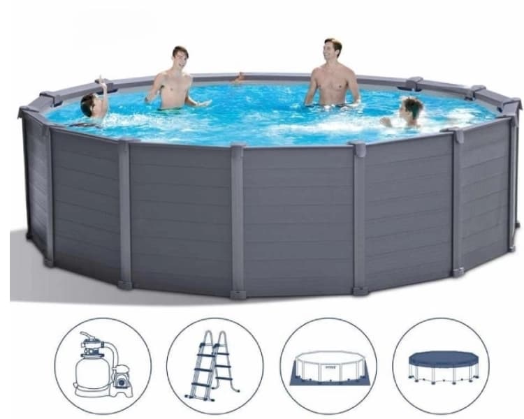 استخر پیش ساخته بزرگ فایبرگلاس 4.78 متری
