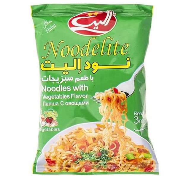 نودل با طعم سبزیجات الیت وزن 75 گرم — تصویر ۳