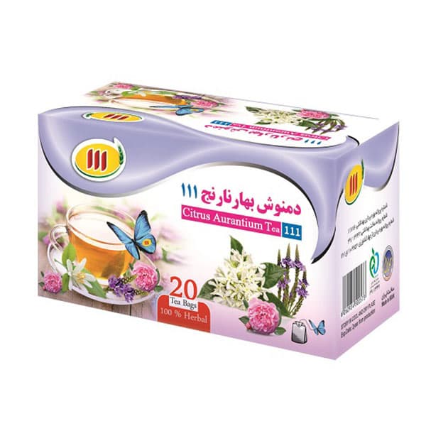 دمنوش مخلوط بهارنارنج 111 تعداد 20 عدد