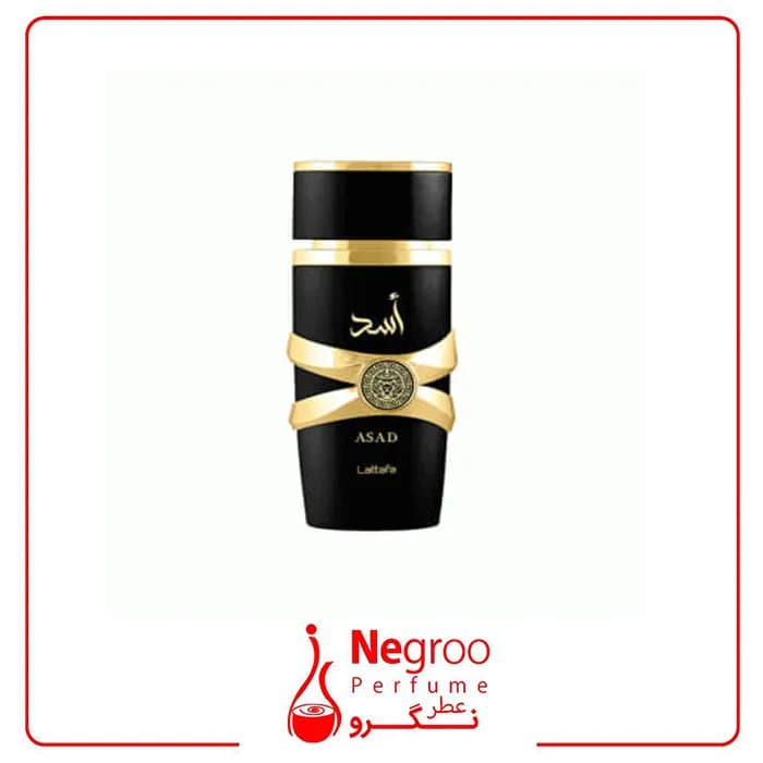 عطر ادکلن لطافه مدل اسد رایحه ساواج الکسیر اورجینال — تصویر ۲