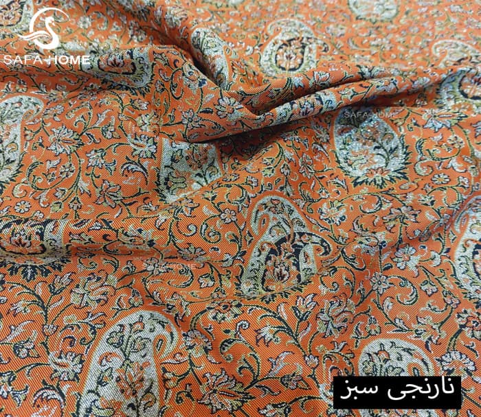 پارچه ترمه اصل برند هاشمی کد 140 عرض 1 متر — تصویر ۴