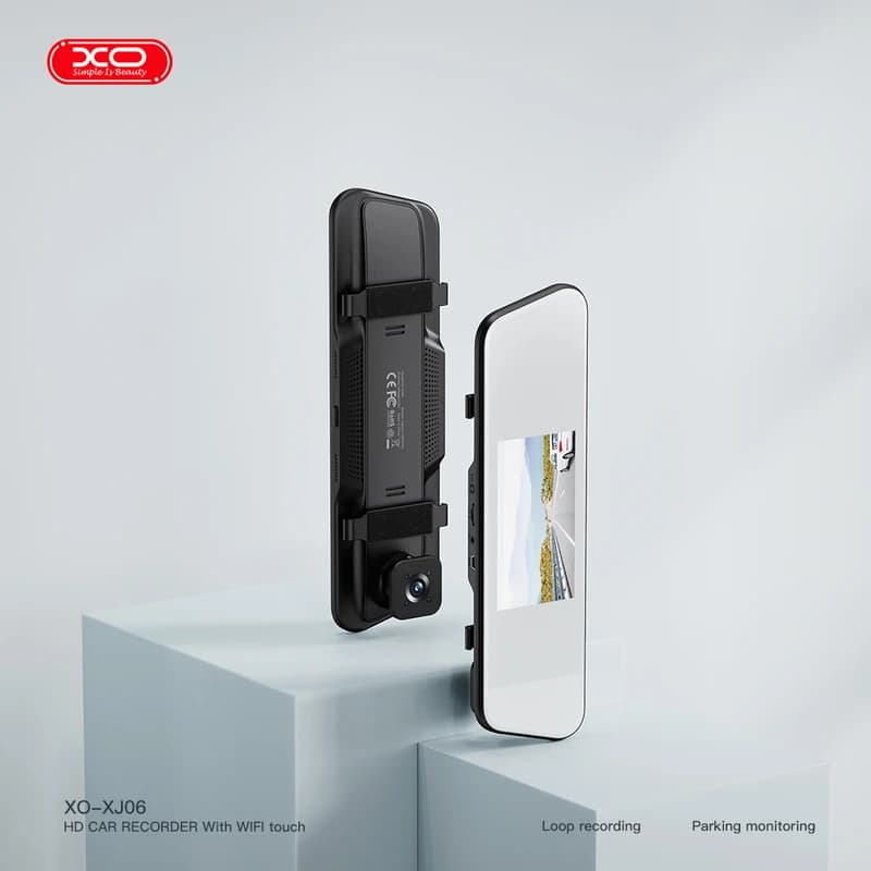 دوربین ثبت وقایع آِینه وسط خودرو ایکس او مدل XO-XJ06 — تصویر ۵