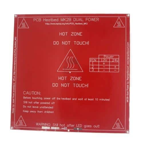 هیت بد پرینتر سه بعدی 3D PRINTER PCB HEAT BED MK2B
