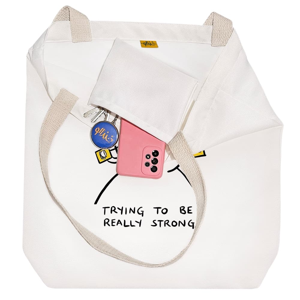 توت بگ پارچه ای Trying To Be Really Strong — تصویر ۲