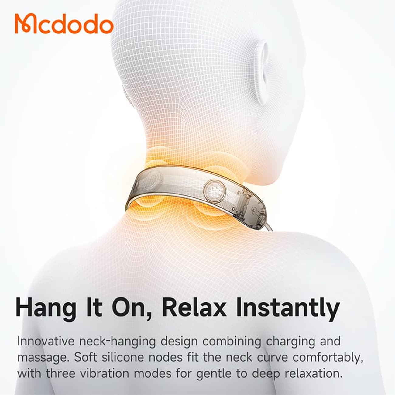 کابل تایپ سی و ماساژور گردن مک دودو Mcdodo مدل CA-658 طول 1.4 متر — تصویر ۴