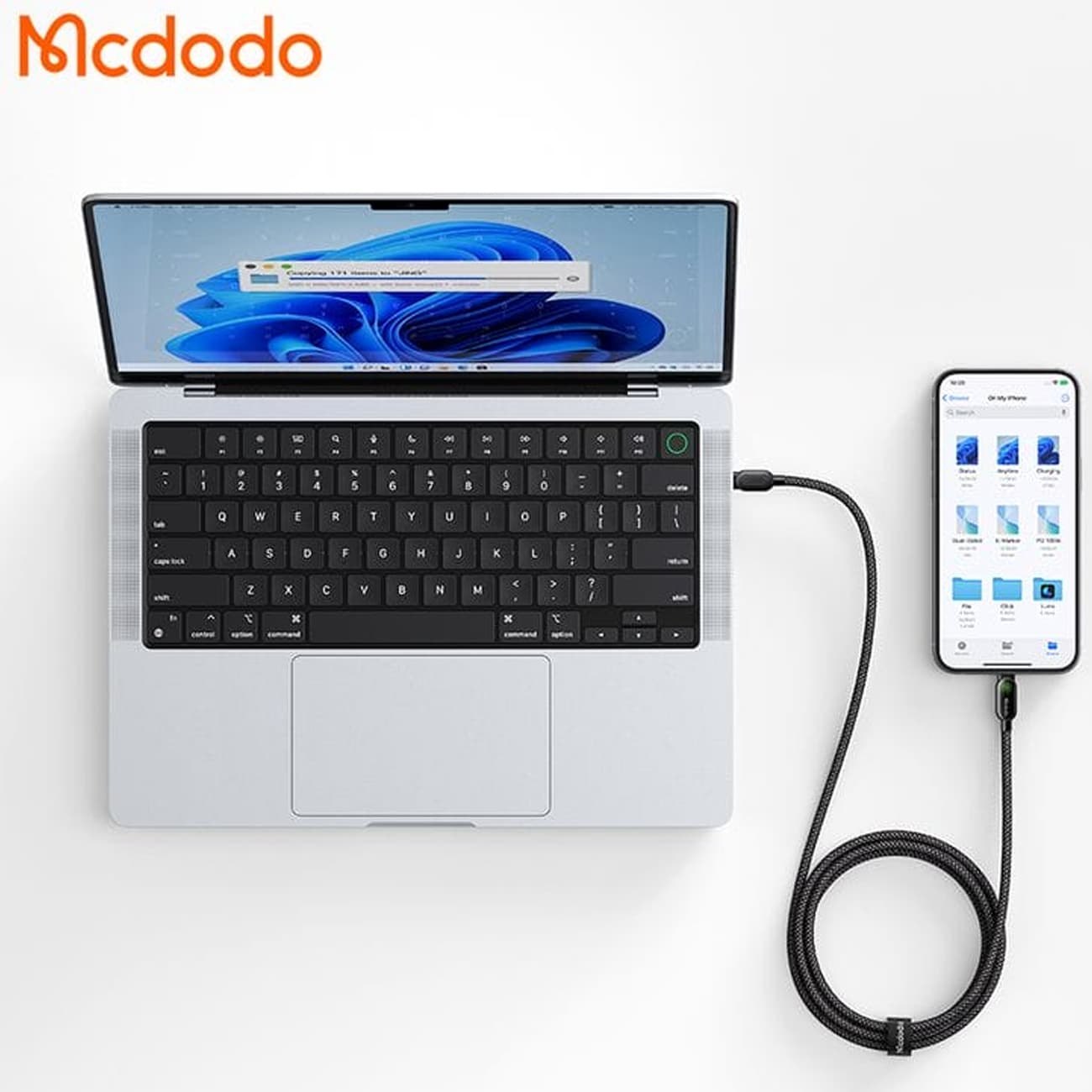 کابل تایپ سی 100 وات مک دودو MCDODO مدل CA-562 طول 1.2 متر — تصویر ۲