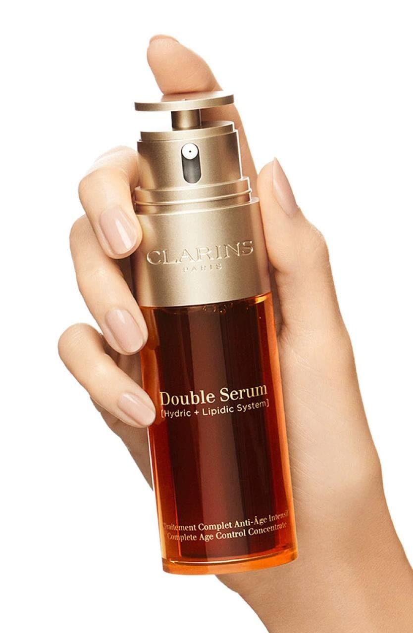 کنسانتره دابل سرم جوانساز و ضد چروک قوی کلارنس Clarins حجم 50 میل — تصویر ۳