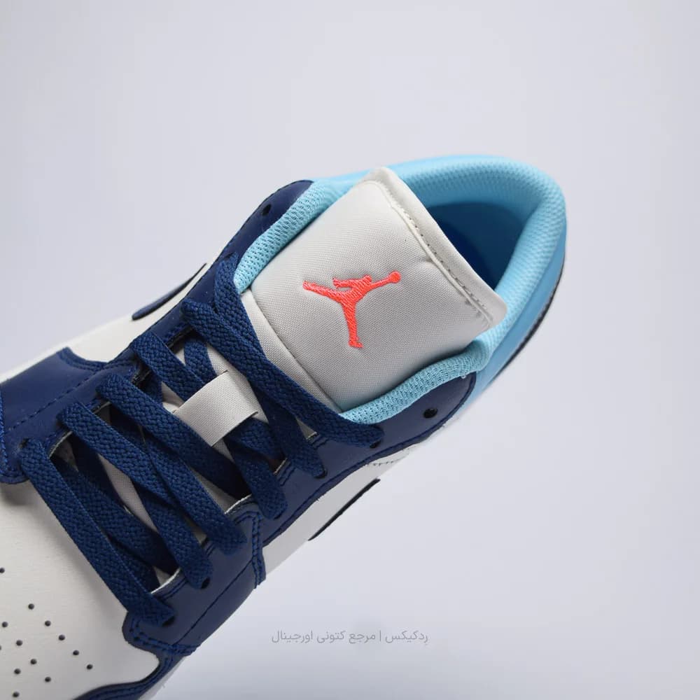 کتونی Nike مدل Air Jordan 1 Low “Blue Chill” – 553558-149 — تصویر ۸