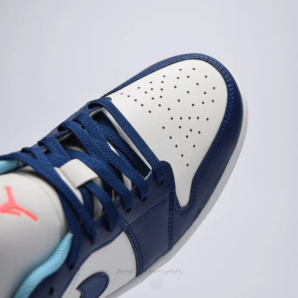 کتونی Nike مدل Air Jordan 1 Low “Blue Chill” – 553558-149 — تصویر ۷