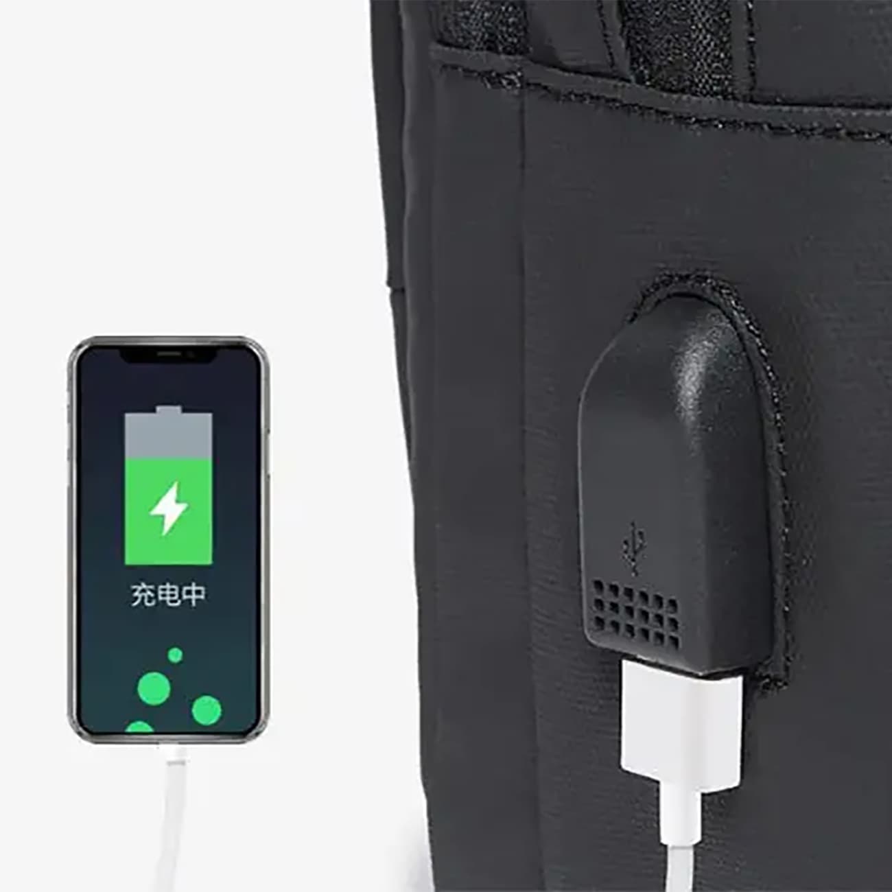 کیف کراس بادی مردانه USB دار بنج Bange BG-22002 — تصویر ۶