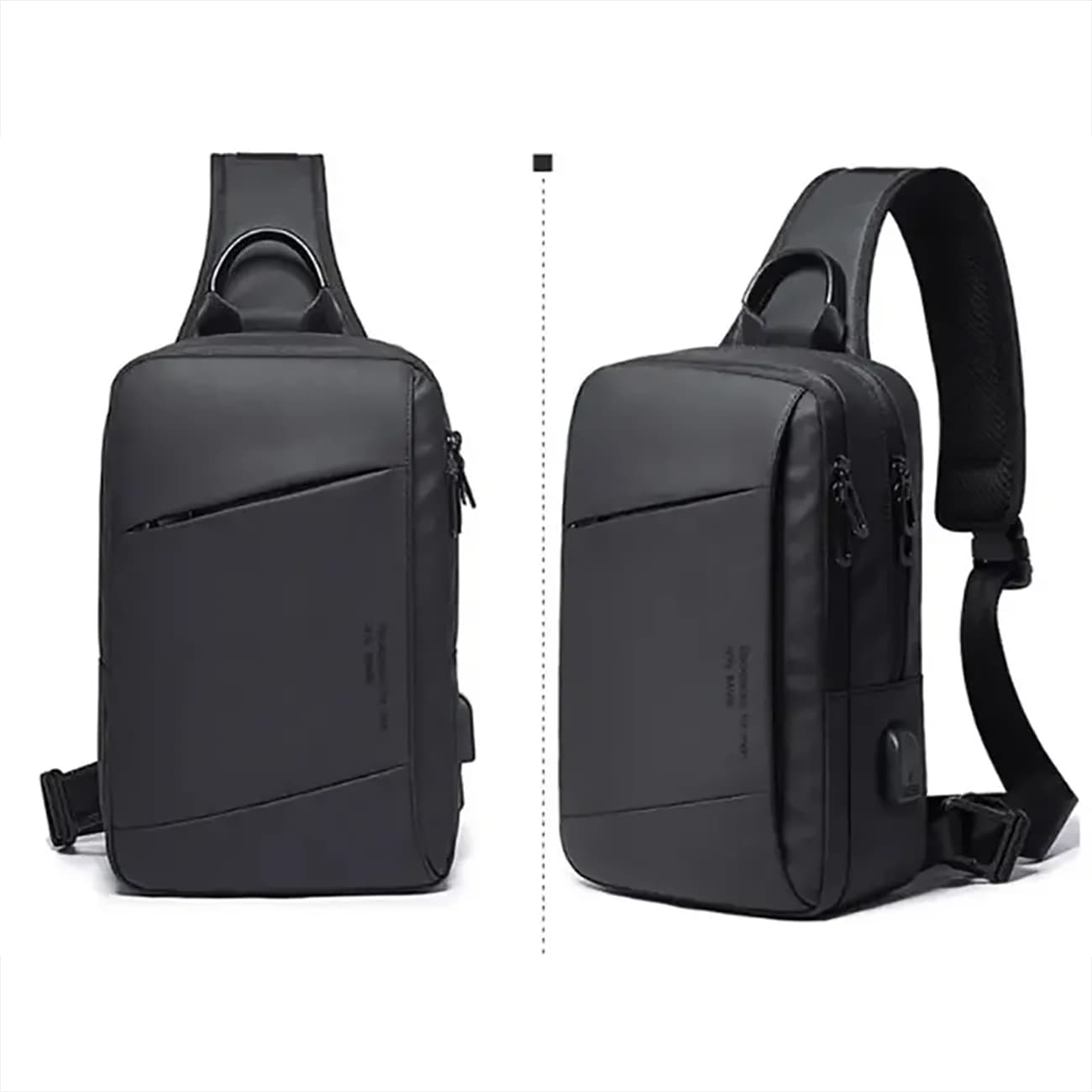 کیف کراس بادی مردانه USB دار بنج Bange BG-22002 — تصویر ۴