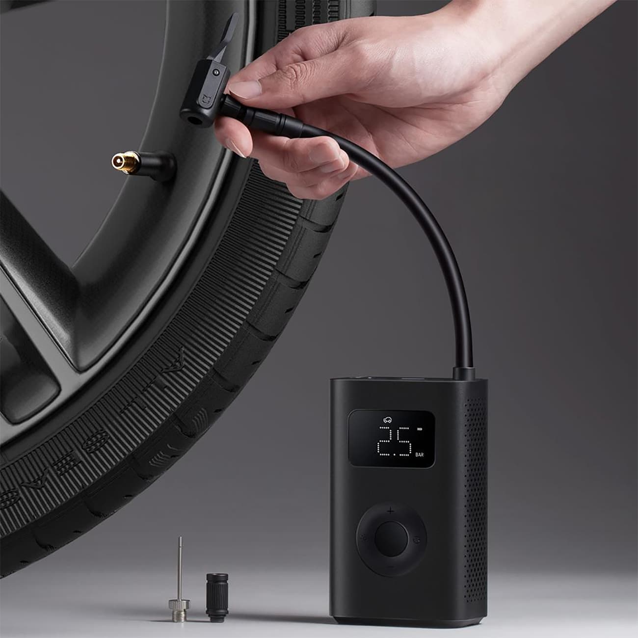 پمپ باد شارژی شیائومی Xiaomi مدل MJCQB07QWS قابل حمل — تصویر ۷