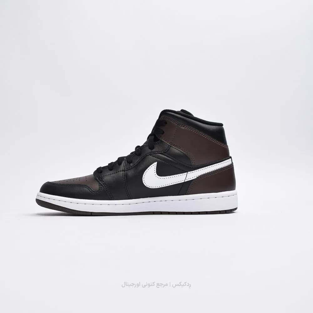 کتونی Nike مدل Air Jordan 1 Mid Baroque Brown – IO3392-237 — تصویر ۲