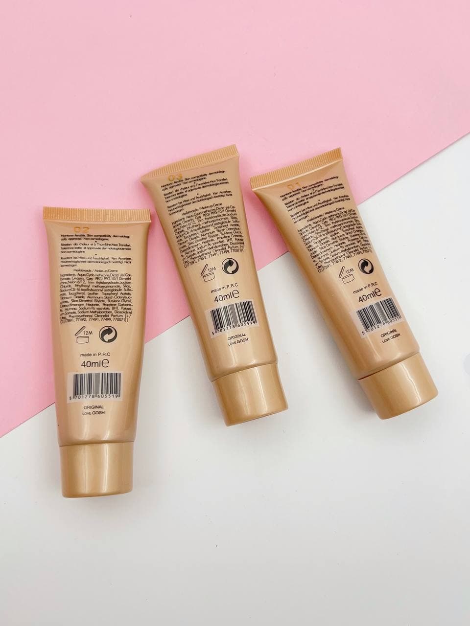 کرم پودر تیوپی گاش مدل Velvet Touch حجم 45 میل — تصویر ۴