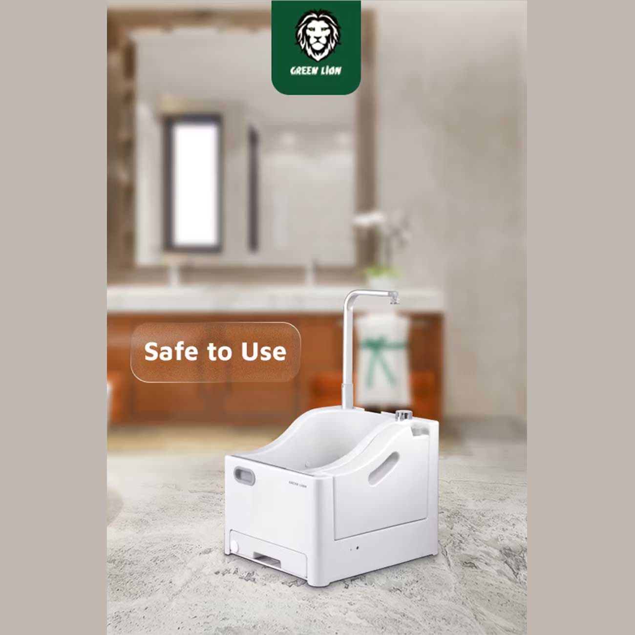 دستگاه شستشو قابل حمل شارژی گرین لاین Green Lion GWM-10 — تصویر ۱۲