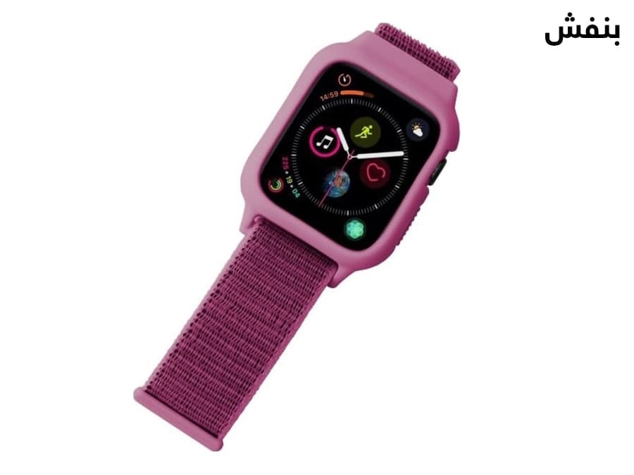 بند سیلیکونی اپل واچ سری 3/4/5 سایز 38/40 میلی متر پورودو Porodo iGuard Apple Watch 3/4/5 38/40mm Strap + ShockProof Case — تصویر ۷