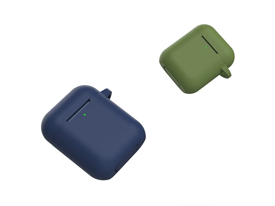 کاور سیلیکونی ایرپاد 1 و 2 اپل گرین Green Berlin Series Airpods/ Airpods 2 Silicone Case — تصویر ۵