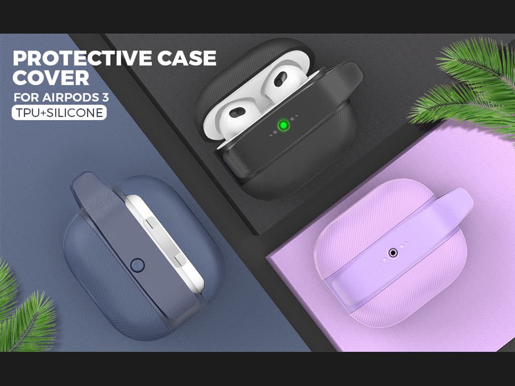 کاور سیلیکونی ایرپاد 3 آها استایل Ahastyle PT179 Earbuds Protective Case for Apple AirPods 3 — تصویر ۳