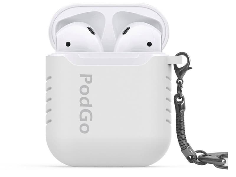 کاور سیلیکونی ایرپاد آها استایل AhaStyle PodGo Silicone Keychain Case Apple AirPods — تصویر ۵