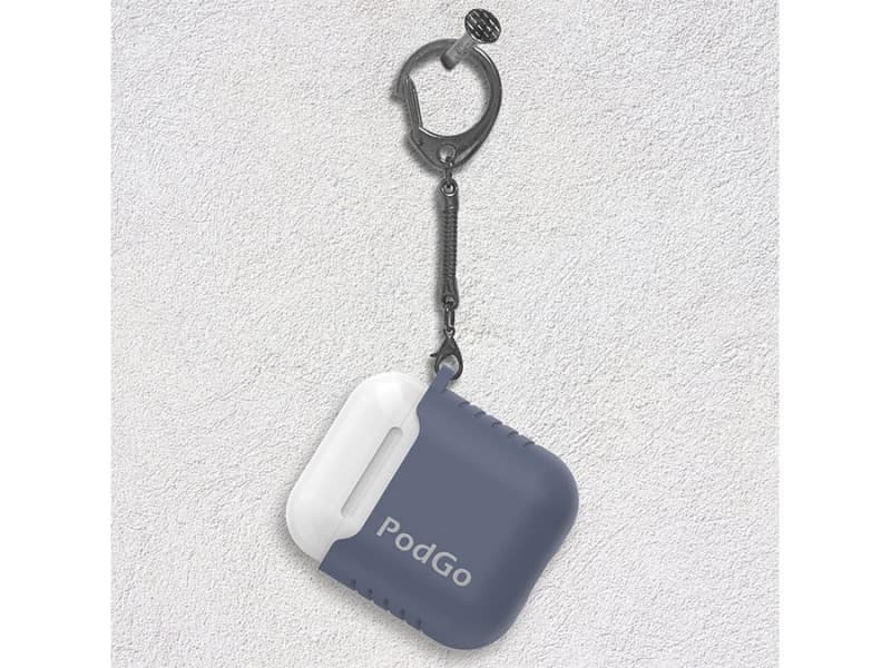 کاور سیلیکونی ایرپاد آها استایل AhaStyle PodGo Silicone Keychain Case Apple AirPods — تصویر ۲