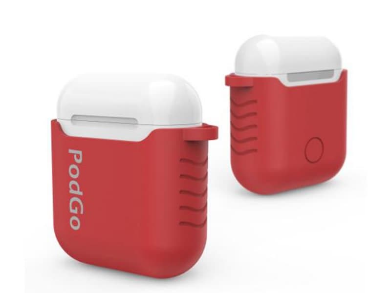 کاور سیلیکونی ایرپاد آها استایل AhaStyle PodGo Silicone Keychain Case Apple AirPods — تصویر ۴