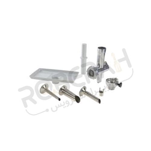 مجموعه چرخ گوشت ، آداپتور و سوسیس ساز غذاساز بوش کد 00577035