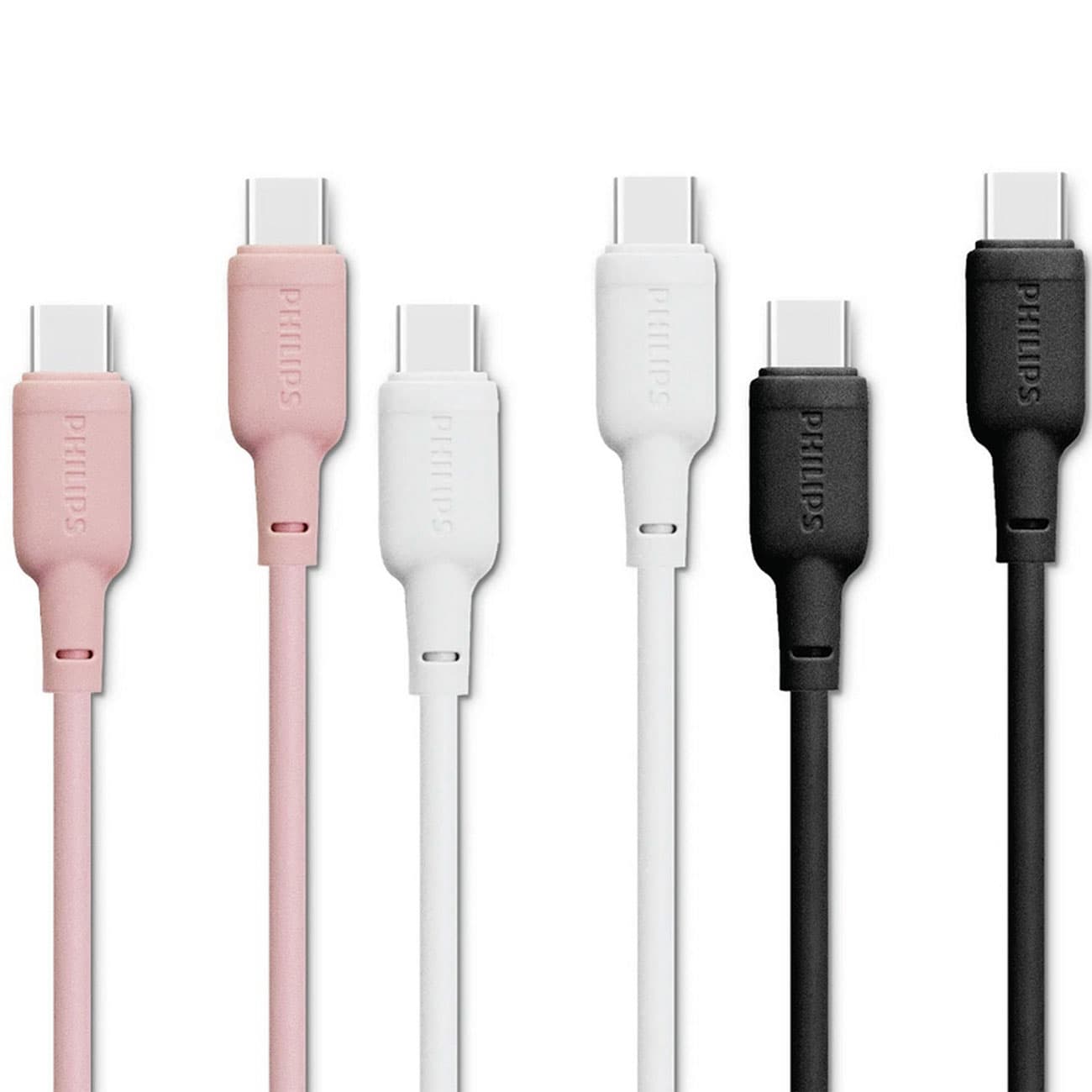 کابل تایپ سی 60 وات فیلیپس Philips مدل DLC6541CW طول یک متر — تصویر ۲