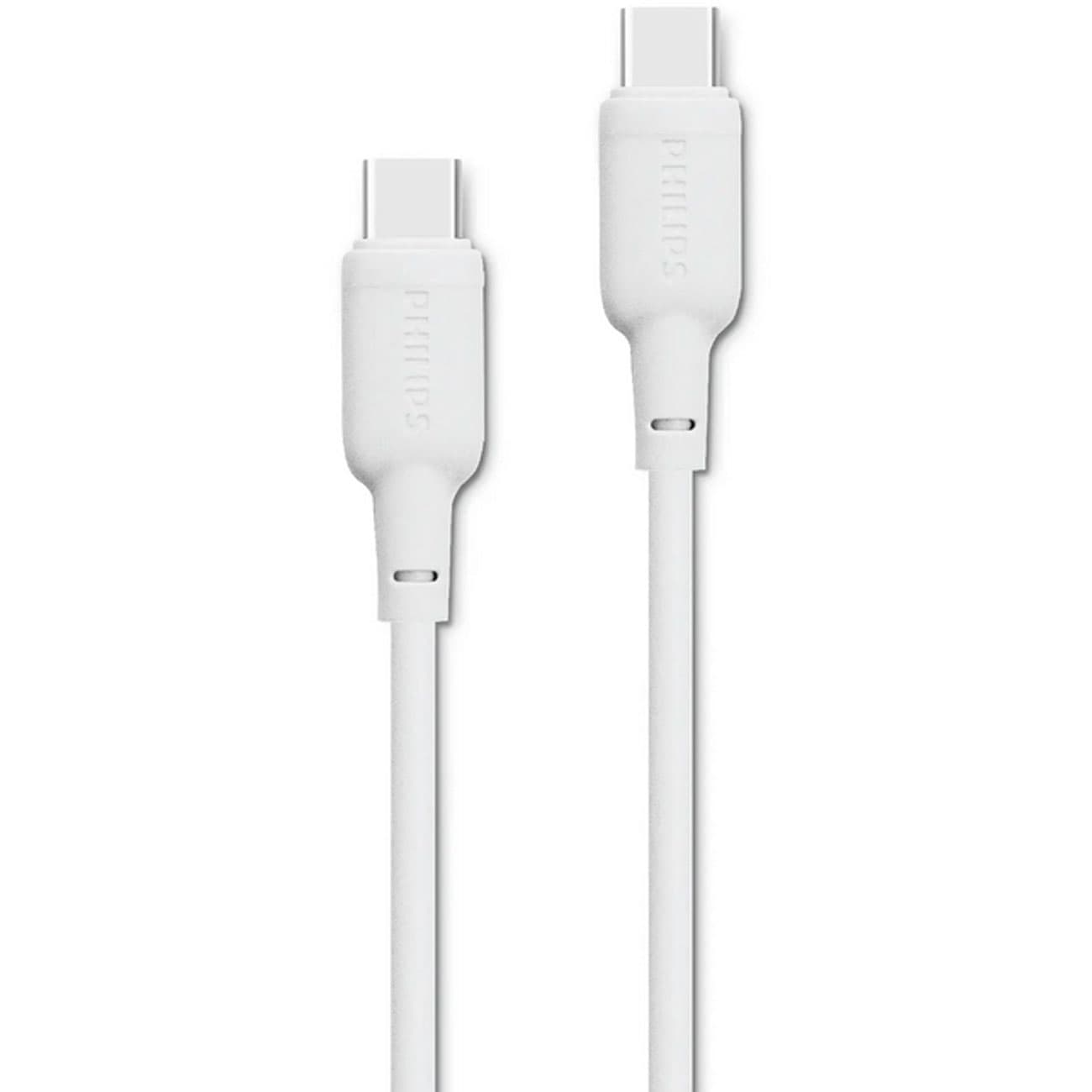 کابل تایپ سی 60 وات فیلیپس Philips مدل DLC6541CW طول یک متر — تصویر ۴