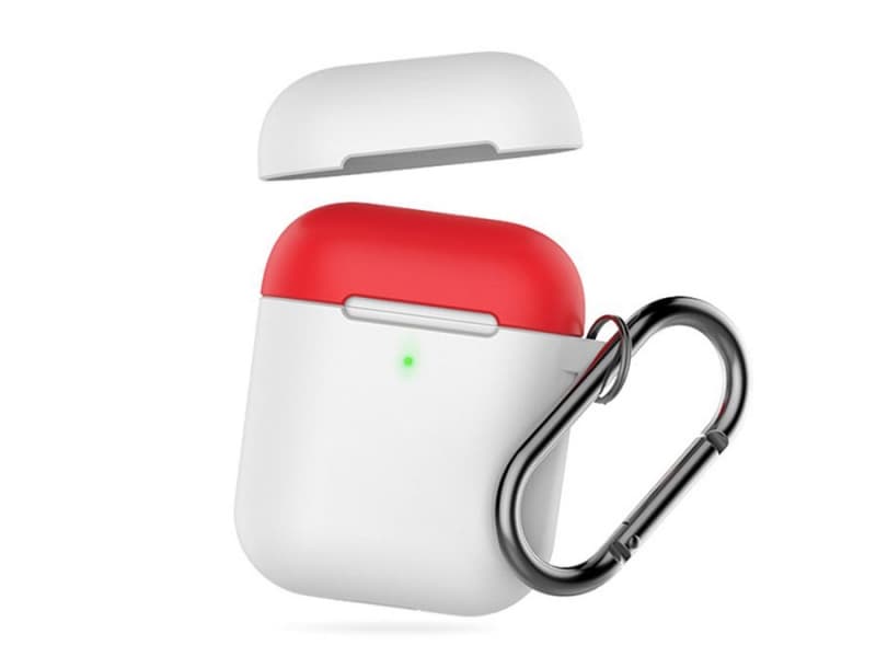 کاور سیلیکونی دو درب قلاب دار ایرپاد 1 و 2 آها استیل AHAStyle PT46 Case Airpods 1/2 — تصویر ۳